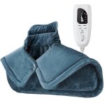 Coussin chauffant pour le cou et les epaules, coussin chauffant leste de 900 g pour soulager la douleur, ...