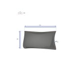 Coussin d'ext�rieur korai ardoise - 50 x 30 cm - hesp�ride