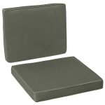 Coussins de fauteuil de jardin zipp�s d�houssables - galettes de chaise de jardin - epais rembourrage ...