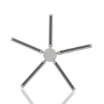 Coussin d'isolation thermique pliable en silicone, support de table, napperon de table, support de pot, ...