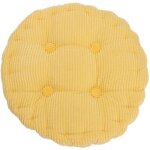 Coussin de si�ge en coton lavable multicolore en option, doux et plus epais, coussin de chaise rond a ...