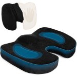 Coussin de si�ge orthop�dique, coussin de si�ge en mousse a m�moire de forme, coussin de si�ge ergonomique ...