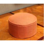 Coussin de sige rond tatami lavable cratif, epais, futon, pour table a th, balcon, salon, baie vitre ...