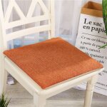Coussin de sige simple de couleur unie, antidrapant, respirant, coussin de fesses, matelas tatami pour ...