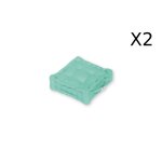 Coussin de sol lot de 2 - 40 x 40 cm vert mint