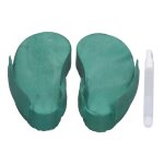 Coussinets de sabot de vache en caoutchouc vert, 2 pices, accessoires de coupe de sabot de btail avec ...