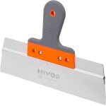Couteau  enduire professionnel en acier inoxydable 300 x 60 mm - spatule de finition pour lisser la ...