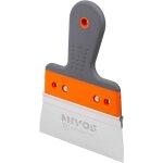 Couteau  enduire professionnel avec lame en inox 150 x 60 mm - couteau  mastic pour lisser la surface ...