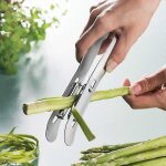 Couteau a eplucher les asperges en acier inoxydable, couteau a eplucher les ignames, eplucheur de fruits ...