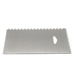 Couteaux a p�tisserie en acier inoxydable, grattoir a g�teaux, racloir a p�te de cuisson, fondant, bordures, ...