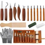 Couteau sculpture bois, 17 pièces outils sculpture sur bois, equipé de 6 grands couteaux de sculpture ... Couteau sculpture bois, 17 pièces outils sculpture sur bois, equipé de 6 grands couteaux de sculpture ...