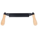 Couteau  tirer droit, manche en bois en acier au tungstne, type droit, outil de rasage  tirage sr ...