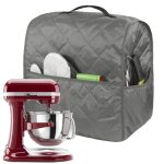 Couvercle anti - poussière inclinable avec poche pour kitchenaid, couvercle de support de centre commercial, ... Couvercle anti - poussière inclinable avec poche pour kitchenaid, couvercle de support de centre commercial, ...