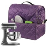 Couvercle anti - poussire inclinable avec poche pour kitchenaid, couvercle de support de centre commercial, ...