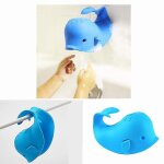 Couvercle de bec de robinet baleine bleue b�b� mignon baignoire en silicone souple protection de s�curit� ...
