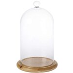 Couvercle de dôme de pot en verre transparent, dôme décoratif en verre transparent, couvercle de cloche ... Couvercle de dôme de pot en verre transparent, dôme décoratif en verre transparent, couvercle de cloche ...