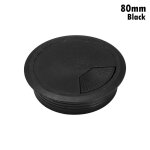 Couvercle de trou de c�ble en plastique, ¿illet de rangement de fil rond de table de bureau d'ordinateur ...