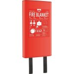 Couverture anti - feu elro fb1800 - rigide - 1, 8m x 1, 2m