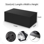 Couverture bâche de protection de table, bâche couverture jardin pour meuble chaises imperméable au vent ... Couverture bâche de protection de table, bâche couverture jardin pour meuble chaises imperméable au vent ...