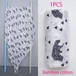 Couvertures en bambou et coton pour bb, motif flamant rose nairobi orn, en mousseline, serviette de ...