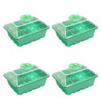 Couverture des cadres de plantation, boîte de pépinière, 12 trous, germination des semis, pot de plantation, ... Couverture des cadres de plantation, boîte de pépinière, 12 trous, germination des semis, pot de plantation, ...