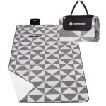 Couverture de pique - nique springosâ® - gris - pliable - imperméable - 180x220 cm Couverture de pique - nique springosâ® - gris - pliable - imperméable - 180x220 cm