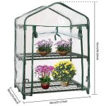 Couverture de protection des plantes de 2 a 5 niveaux, mini serre de jardin, protection imperm�able et ...