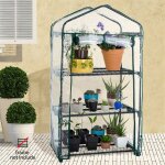 Couverture en pvc pour plantes vertes, 3 / 4 couches, serre, mini chambre extrieure chaude, portable, ...