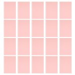 Couverture de reliure  feuilles mobiles a5, 20 feuilles, 20 trous, plastique pp flexible, tui de reliure ...