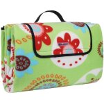Couverture tapis pique - nique hydrofuge pliable, florale