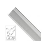 Couvre - joint adh�sif pour c�ramique am�tal argent� 82, 0 cm