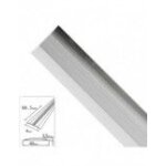 Couvre - joint adh�sif pour moquettes m�tal argent� 98, 5 cm