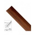 Couvre - joint adh�sif pour moquettes m�tal sapelli 98, 5 cm
