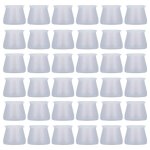 Couvre - pieds de chaise en plastique souple, protge - sol amovible pour meubles, 36 pices
