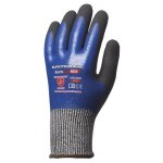 Coverguard - gant anti - coupure noir bleu nitrile eurocut n555 hppe (pack de 5)