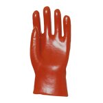 Coverguard - gants manutention rouge en polyester enduit pvc 27cm eurostrong 3520 (pack de 10)