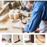 Crayon de construction multifonction pour le travail du bois, outil de traçage de trous profonds, support ... Crayon de construction multifonction pour le travail du bois, outil de traçage de trous profonds, support ...