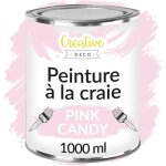 Creative deco peinture rose craie 1l mat et lavable parfait pour r�novation de meubles, decoration et ...