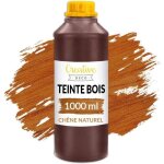 Creative deco teinte bois chne 1l teinture bois schage rapide protection de surface vernis bois  base ...