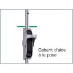 Cr�mone pompier � poign�e basculante � 90 - a�rolis inox vachette