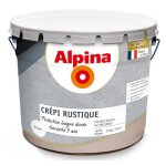 Crpi rustique extrieur blanc 15 kg alpina protection longue dure