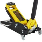 Cric de plancher hydraulique - vevor - 1, 5 t cric hydraulique rouleur  profil bas