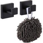 Crochet mural carré pour peignoirs pack de 2, manteaux, salle de bain, cuisine, garage, acier inoxydable, ... Crochet mural carré pour peignoirs pack de 2, manteaux, salle de bain, cuisine, garage, acier inoxydable, ...
