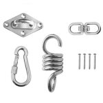 Crochets pivotants pour si�ges suspendus hamac en acier inoxydable kit d'accessoires pour plafond int�rieur ...