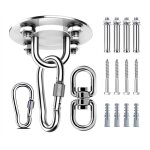 Crochet de plafond pour chaise suspendue, crochet de plafond pivotant a 360 , balan�oire lourde de 400kg ...