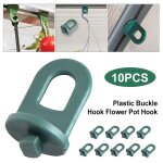 Crochets suspendus pour serre, clips de fixation pour petits paniers de plantes, pots de fleurs, arrosoir, ...