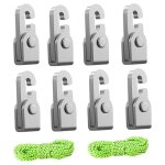 Crochet de verrouillage automatique, noeud libre autobloquant, kit de corde facile a serrer, 8 pi�ces ...