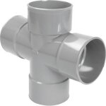 Croix pvc femelle - � 100 mm - rt188 nicoll