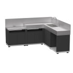 Cuisine ext�rieure d'angle le marquier 5 modules - duo