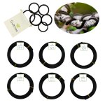 Cultivea� fils pour bonsa�, lot de 6 rouleaux de fils en aluminium - 1, 0mm / 1, 5mm / 2, 0mm / 2, 5mm ...